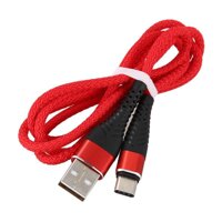 Usb Type C Cable 1 Pack (3Ft) Nylon Braided Usb A To Usb C Charger Cable Fast Charging Cord For Samsung Galaxy Note 8 S8 Plus Lg G5 G6 V30 Htc 10 Nexus 5X/6P