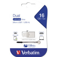USB Verbatim Storen Go OTG Micro USB 3.0 16GB - Hàng chính hãng