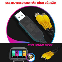 USB Video Out xuất video ra màn hình gối đầu dùng cho màn Android