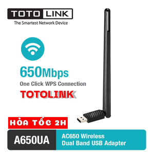USB Wi-Fi băng tần kép Totolink A650UA