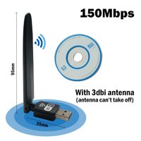 USB Wifi Ethernet Lan 150 Không Dây 802.11N Laptop Máy Tính Để Bàn Phát Thẻ Antena Adaptador 2.4G Wi Fi Bộ Thu Wifi mini