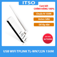 USB WIFI TPlink TL-WN722N 150M – Hàng chính hãng