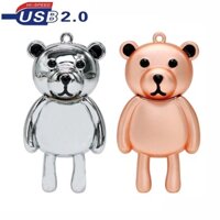 Usb2.0 8GB 16GB 32GB Ổ Đĩa Flash Ngón Tay Cái Bút Ổ Động Vật Gấu U Đĩa Vòng Cổ Lưu Trữ Thẻ Nhớ