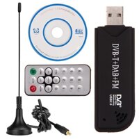 USB2.0 Digital DVB-T SDR+DAB+FM TV Tuner Receiver Stick RTL2832U+ FC0012