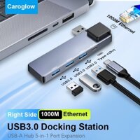Usb3.0 Hub 5Gbps Dữ Liệu Tốc Độ Cao 1000M Ethernet RJ45 Đa Cổng USB Mở Rộng Adapter Cho Laptop Windows PC Mac