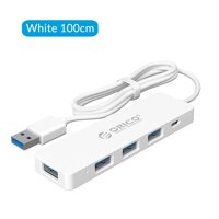 Usb3.0 Hub Với Nguồn Điện Cung Cấp Giao Diện Đa 4 Chia USB OTG Adapter Hỗ Trợ 5Gbps 12 TB HDD Dành Cho máy Tính Laptop