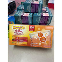 [US]Bột sủi tăng đề kháng Emergen C Vitamin C 1000mg  Hộp 120 gói hàng Mỹ