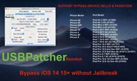 USBPatcher Tool Bypass passcode, hello RamDisk iOS 14 15 16+