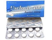USCLOVIR 400_USP_Acyclovir 400 mg_Hộp/30V/16_Thuốc điều trị Herpes simplex hiệu quả