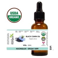 USDA Organic dầu hạt Thì là đen Black cumin seed oil hữu cơ nguyên chất