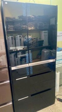 (Used 90%) Tủ lạnh Hitachi mặt gương cảm ứng 670 lít gương thuỷ