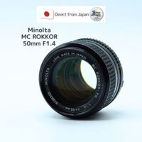[Used in Japan] " Vintage Lens " Minolta MC ROKKOR-PG  50mm f/1.4 Japan