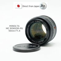[Used in Japan] " Vintage Lens " Minolta MC ROKKOR-PG  50mm f/1.4 Japan