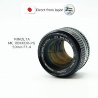 [Used in Japan] " Vintage Lens " Minolta MC ROKKOR-PG  50mm f/1.4 Japan