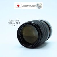 [Used in Japan] " Vintage Lens " Canon FD 135mm f/2.5 S.C. Released in Japan