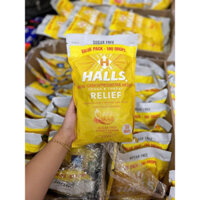 [US]Kẹo ngậm Halls không đường nhiều vị hàng Mỹ