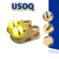 USOQ Panda nhẹ Crocs giày thời trang nữ Dép nâng cao Sandal Gấu trúc phát sáng