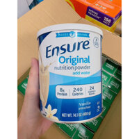[US]Sữa Ensure Original bột 400g mẫu mới hàng bay Mỹ