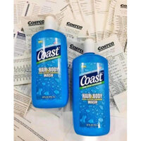 [US]Sữa Tắm Gội Coast Hair & Body Wash 946ml hàng Mỹ