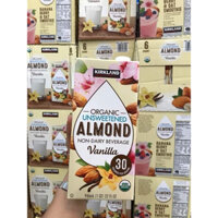 [US]Thùng 6 hộp sữa hạnh nhân Almond Kirkland 946ml hàng Mỹ