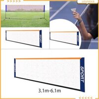 [Ususexa] Bộ lưới cầu lông di động - dành cho quần vợt, bóng dưa chuột, bóng chuyền trẻ em - Lưới thể thao Nylon dễ dàng thiết lập