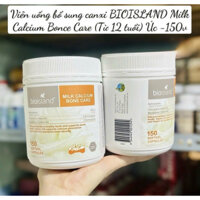[US]Viên uống Canxi sữa MILK CANXI BONE CARE BIOISLAND 150viẻn hàng Úc