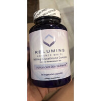 [US]Viên Uống Trắng Da RELUMINS Advance White Glutathione kComplex hàng Mỹ