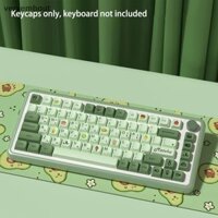 Ut 139Keys Hàn Quốc PBT Keycap Neon Chủ Đề XDA Hồ Sơ Dành Cho Chơi Game RGB Bàn Phím Cơ Mũ Chìa Khóa Cho Anh Đào MX Switch Tiếng Anh Hàn Quốc n