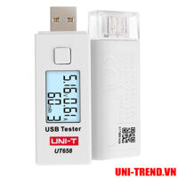 UT658 USB đo dòng sạc 9V 3A hiển thị LCD Uni-Trend