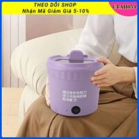Utah054 Nồi nấu mì điện 1.2L đa chức năng nhỏ bằng chứng để nấu mì ống ký túc xá