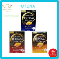(Utena) Premium Jelly Mask 33g x 3 sheets - Premium Puresa Golden Jelly Mask/ Hyaluronic Acid/ Collagen/Royal Jelly/