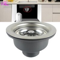 【UTHU】Durable Stainless Steel Flange Fits Sink Strainer for Everyday Kitchen Use