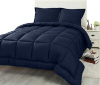 Utopia Bedding 3 Piece Comforter Set (King/California King, Navy) with 2 Pillow Shams - Luxurious Brushed Microfiber - Down Alternative Comforter -...