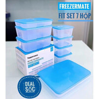 ƯU ĐÃI 50% -BỘ HỘP TRỮ ĐÔNG FREEZERMATE FIT SET (7 HỘP) - TUPPERWARE - NHỰA NGUYÊN SINH AN TOÀN