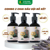 Ưu Đãi Combo 3 Chai Dầu Gội Bồ Kết Thảo Dược DP ORGANIC Giúp Mái Tóc Chắc Khỏe Đen, Bóng, Mượt Từ Sâu Chân Tóc (250ml/C)