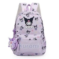 [Ưu đãi đặc biệt] Ba lô đi học Kuromi Melody Schoolbag Ba lô trung học cơ sở Phim hoạt hình dễ thương Cô gái nhẹ Học sinh Ba lô du lịch dung tích lớn Hàng hóa Trường học Quà tặng Giáng sinh