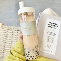 [Ưu đãi đặc biệt] Cốc trà sữa ngọc trai phong cách ins Cốc trà thủy tinh dung tích lớn có giá trị cao Cốc tiện dụng cách nhiệt Cốc nước mùa hè Cốc nước ép Chai nước sinh viên Cốc uống văn phòng