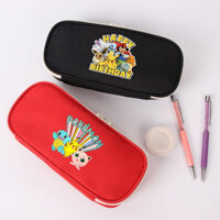 [Ưu đãi đặc biệt của cả cửa hàng] Hộp đựng bút chì Pikachu Sinh viên Pokémon Phim hoạt hình Túi văn phòng phẩm in dung tích lớn dành cho học sinh tiểu học Hộp đựng bút chì lưu trữ