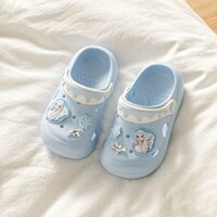 [Ưu đãi đặc biệt] Giày công chúa Elsa Hole chính hãng được ủy quyền của ip Giày đi biển mùa hè Giày sandal Baotou đế mềm Dép dự tiệc sinh viên Công nhân văn phòng Ngày lễ mùa học