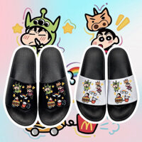 [Ưu đãi đặc biệt] [Không biến dạng gập] 2024 Dép đế dày Crayon Shin-Chan phong cách mới Nam Nữ Chống trượt Cặp đôi Phim hoạt hình Phòng tắm dễ thương Mùa hè Ngoài trời