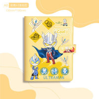 [Ưu đãi đặc biệt] [Mở và đóng tiện lợi] Sổ tay tương tự Ultraman Phim hoạt hình Sổ tay sinh viên Nhật ký Chất kết dính Quà tặng sinh nhật Galaxy Superman School Văn phòng phẩm sinh viên ngoại vi
