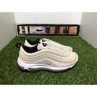 Ưu đãi đặc biệt Nike WMNS AIR MAX 97 Kem màu be Màu vàng mơ Black Bullet AIR Cushion Chạy bộ nữ 921733-007