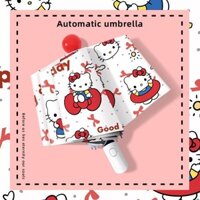Ưu đãi đặc biệt Ô gấp cá nhân hóa F&X cho nữ, ô che nắng cho mèo, ô chống mưa tự động cho nam và nữ, an toàn, chống bật lại, bền, phủ màu đen