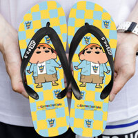 [Ưu đãi đặc biệt] Phim hoạt hình mùa hè Dép xỏ ngón nam nữ Crayon Shin-Chan Nhà trong nhà Khử mùi chống trượt Cát đôi dễ thương độc đáo