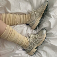 Ưu đãi G4GU ✨    Giày nữ ASICS GEL-VENTURE 6 màu kem bạc xanh bạc kem beige retro 1202A431-101 MZED