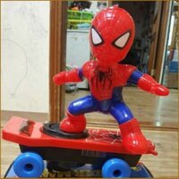 (Ưu Đãi Giá Sốc)Bộ đồ chơi ván trượt siêu nhân hình người nhện cho bé yêu