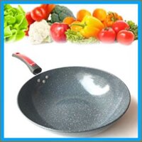 (Ưu Đãi Giá Sốc)Chảo đá kim cương đáy cạn CookWay FCDP_20/26/30/32 cm chống dính