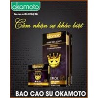 (Ưu Đãi Giá Sốc)Phân phối Bao cao su kích cỡ nhỏ, siêu mỏng và mềm mại Okamoto Crown 10 cái