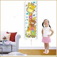 (Ưu Đãi Giá Sốc)THƯỚC ĐO CHIỀU CAO DECAL DÁN TƯỜNG CHO BÉ