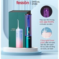 [ƯU ĐÃI LỚN]Combo bàn chải điện diệt khuẩn T-Flash Q05 + Tăm nước T-Flash T01